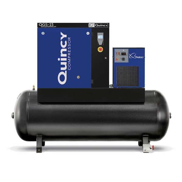 QGS Series 15 HP Rotary Screw Compressor, QGS 15 HPD-3